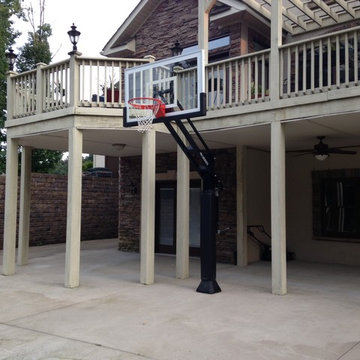 Rich Z's Pro Dunk Gold Basketball System on a 40x35 in York, SC