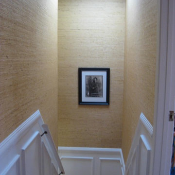 Stairway Wainscoting & Painting