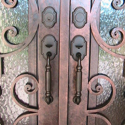 Forge Iron Designs Wrought Iron Doors - Front Doors