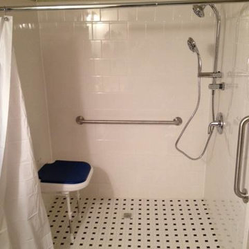 ADA roll in shower