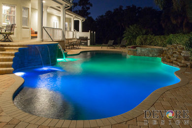 This is an example of a swimming pool in Orlando.