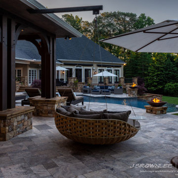Transitional Outdoor Living in Georgia