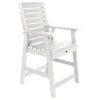 Weatherly Counter-Height Armchair, White