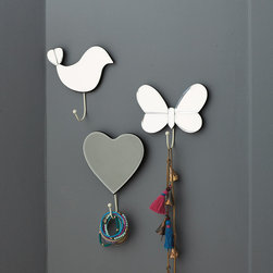 3-Pc. Mirrored Wall Hooks - Products
