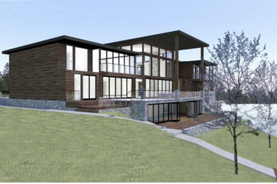 Modern Lake Side Build