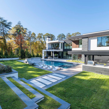 Modern Hillside Oasis