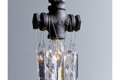 Tribeca Collection Single-Bulb Pendant Chandelier