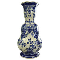 Consigned Vase Ram Delft Blue White Hand-Painted