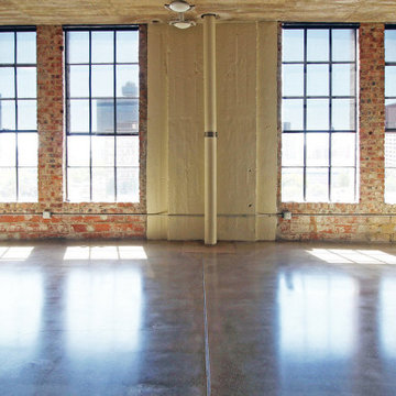 Industrial 1920's Loft Apartment with Polished Concrete Floors