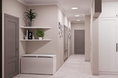 Example of a minimalist hallway design in Other