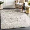 Hauteloom Parkerfield Farmhouse Distressed Rug - Black, Beige, Gray - 8'10"x12'