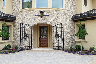 Entryway - victorian entryway idea in Other