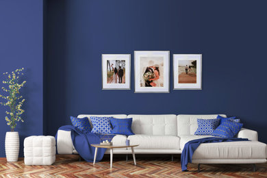 Modern Living Room Gallery Wall