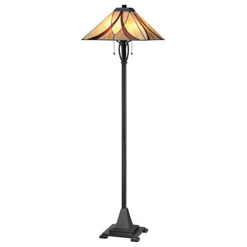 Quoizel TFAS9360VA Two Light Floor Lamp Asheville Valiant Bronze