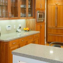 built in kitchen lights