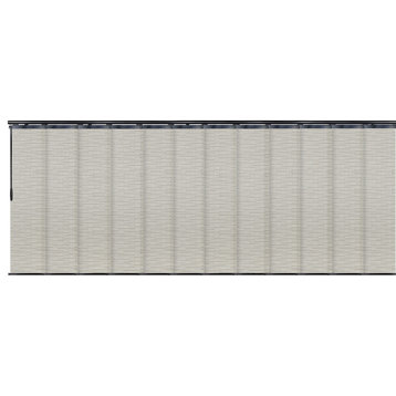 Eliana 12-Panel Track Extendable Vertical Blinds 140-260"W