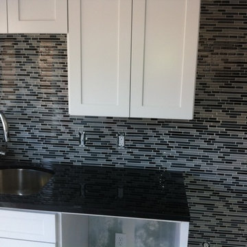 Granite Counter Tops with Custom Backsplash