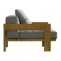 Minotti - Minotti Alison Iroko Armchair - Armchairs And Accent Chairs