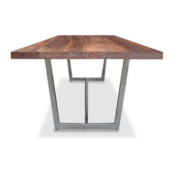 Tapered Walnut Table - Furniture