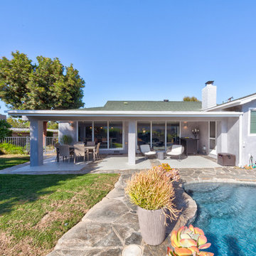 Calabasas, Smooth Stucco, Re-stucco, Outdoors Living Space.