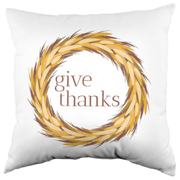 Give Thanks Double Sided Pillow
