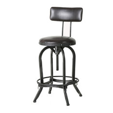 Black2 Height Adjustable Breakfast counter Bar Chairs Synthetic Leather 360° Swivel Kitchen Stool with Chrome Footrest&Comfy Padded for Kitchen Island Counter Pair of Bar Stools Black2 Height Adjustable Breakfast counter Bar Chairs Synthetic Leather 360° Swivel Kitchen Stool with Chrome Footrest&Comfy Padded for Kitchen Island Counter Pair of Bar Stools