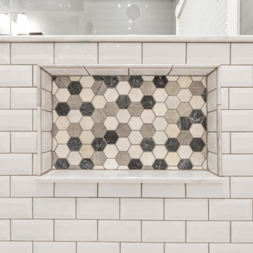 Farmhouse Primary Bath Remodel Olathe, KS