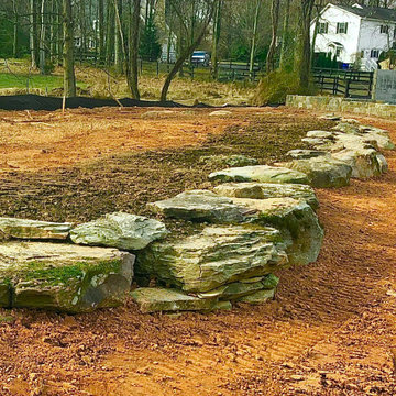 Botanical Garden as Perimeter for Side Yard Putting Green