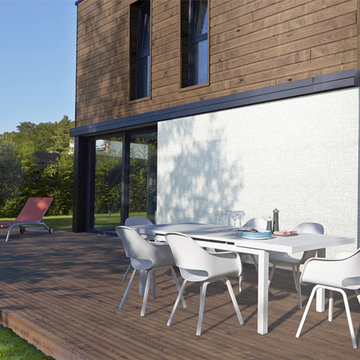 Une terrasse aménagée autour du bois