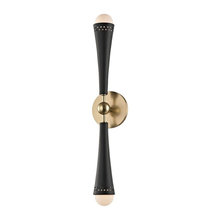 Black and Brass Wall Sconces