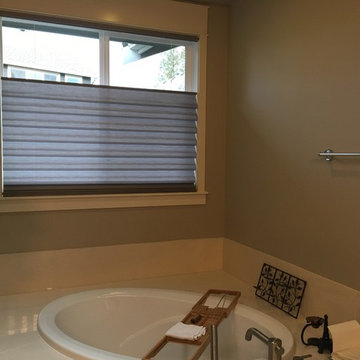 Motorized Vignette Roman Shades