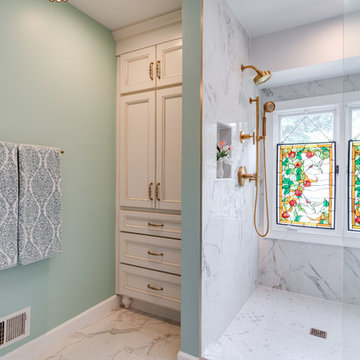 Traditional Master Bathroom Remodel Montclair, VA