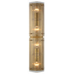 Visual Comfort & Co. - Clayton 25" Sconce in Crystal and Hand-Rubbed Antique Brass - Clayton 25 Sconce in Crystal and Hand-Rubbed Antique Brass