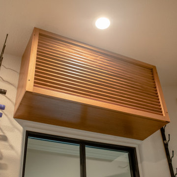 Ductless Split Custom Wine Cellar Cooling Unit Installed in a Dallas Home