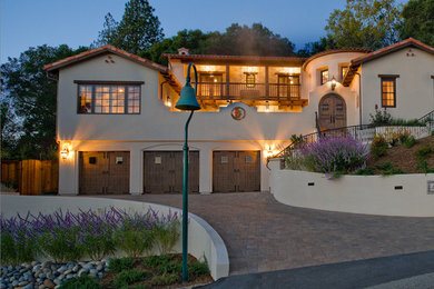 Inspiration for a mediterranean exterior home remodel in San Francisco