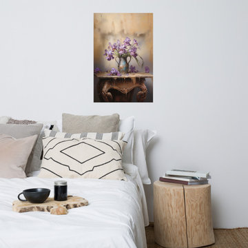 Floral and Botanical Wall Art: A Moment of Grace Pastel Painting