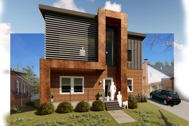 Industrial exterior home idea in Tampa