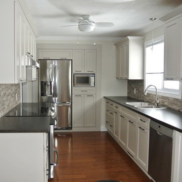 Painted Kitchen: Light Taupe