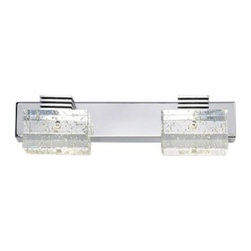 Crystal Wall Mirror Lights Chrome Base 2 Light - Products