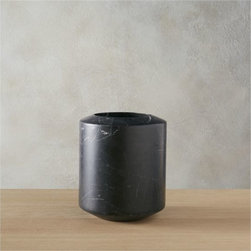 black marble utensil holder | CB2 - Products