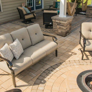 Outdoor Kitchen With Grill