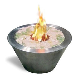 Oasis Tabletop Indoor Outdoor Gel Fireplace - Tabletop Fireplaces