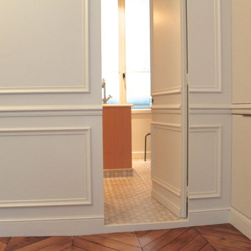 Rue de Saintonge Paris le Marais. Rénovation d'un 90m2
