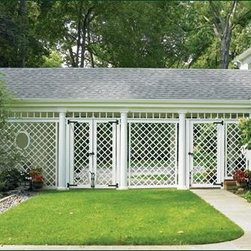 Vinyl Trellis Fence - Home Fencing And Gates