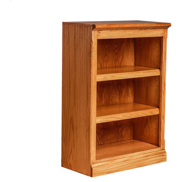 Mission Oak Bookcase, Golden Oak, 36h
