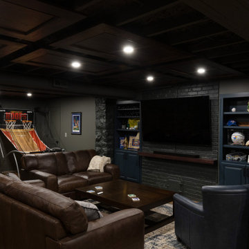 Old World Irish Pub Basement Finish Kansas City, MO