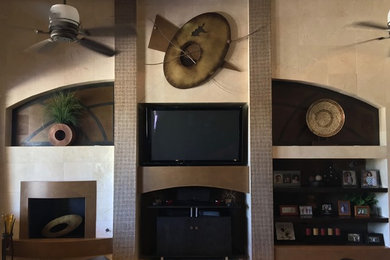 Inspiration for an eclectic living room remodel in Phoenix
