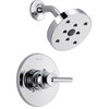 Delta Trinsic Chrome Single Handle Modern Shower Only Faucet With Valve D585V