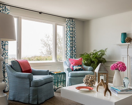 Living Room Curtain Ideas Design Ideas, Remodels & Photos | Houzz  SaveEmail. Katie Rosenfeld Design