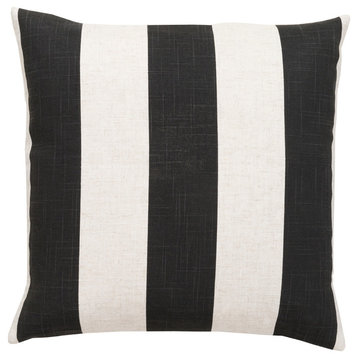 Simple Stripe Pillow 22x22x5, Down Fill